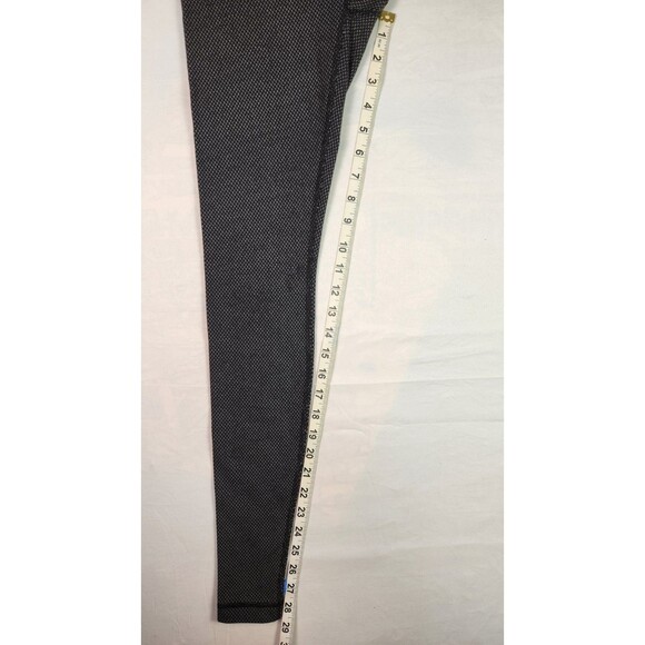 Lululemon Small Diamond Pattern Mid-Rise Leggings Sz 0 Black White Women’s - Picture 5 of 8